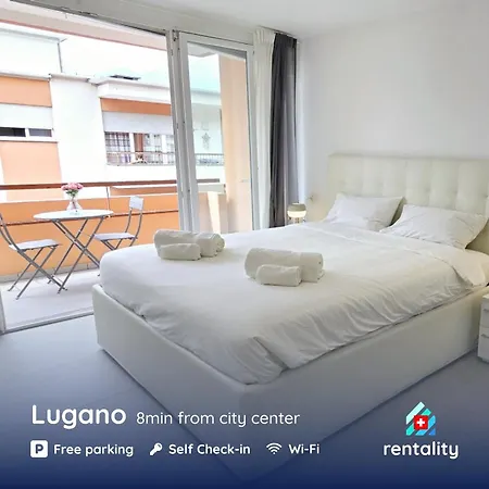 Luxurious 1,5 With Parking Near Center Apartment Lugano